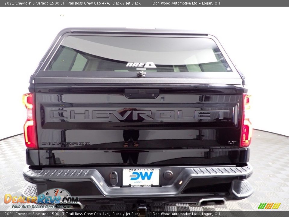 2021 Chevrolet Silverado 1500 LT Trail Boss Crew Cab 4x4 Black / Jet Black Photo #8