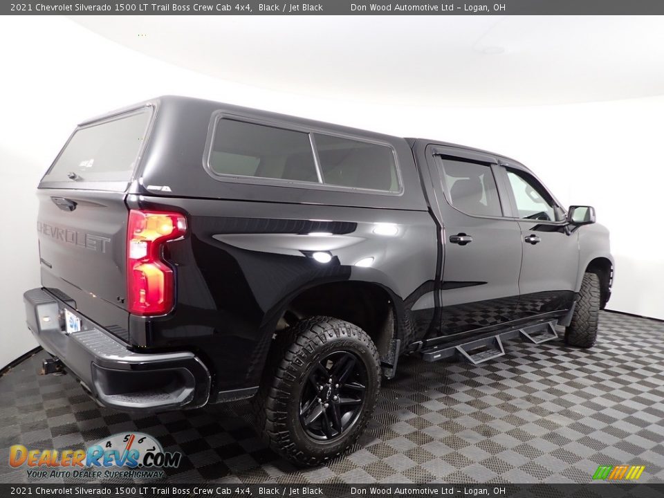 2021 Chevrolet Silverado 1500 LT Trail Boss Crew Cab 4x4 Black / Jet Black Photo #10