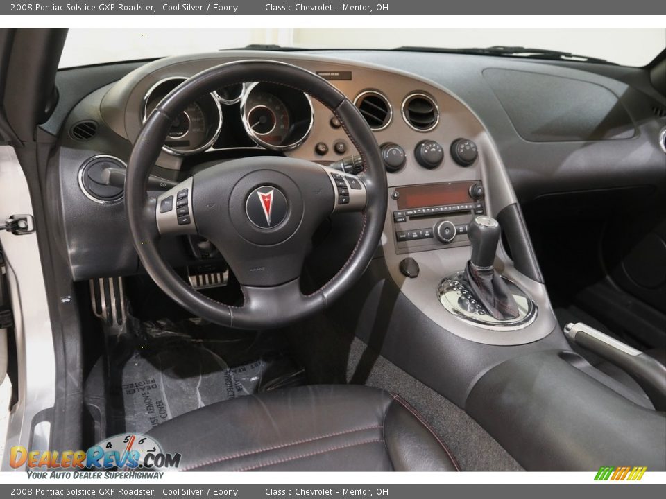 2008 Pontiac Solstice GXP Roadster Cool Silver / Ebony Photo #7