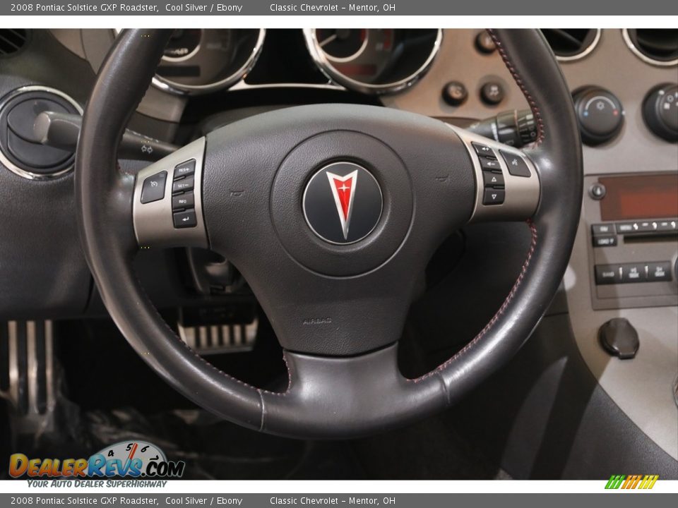 2008 Pontiac Solstice GXP Roadster Cool Silver / Ebony Photo #8