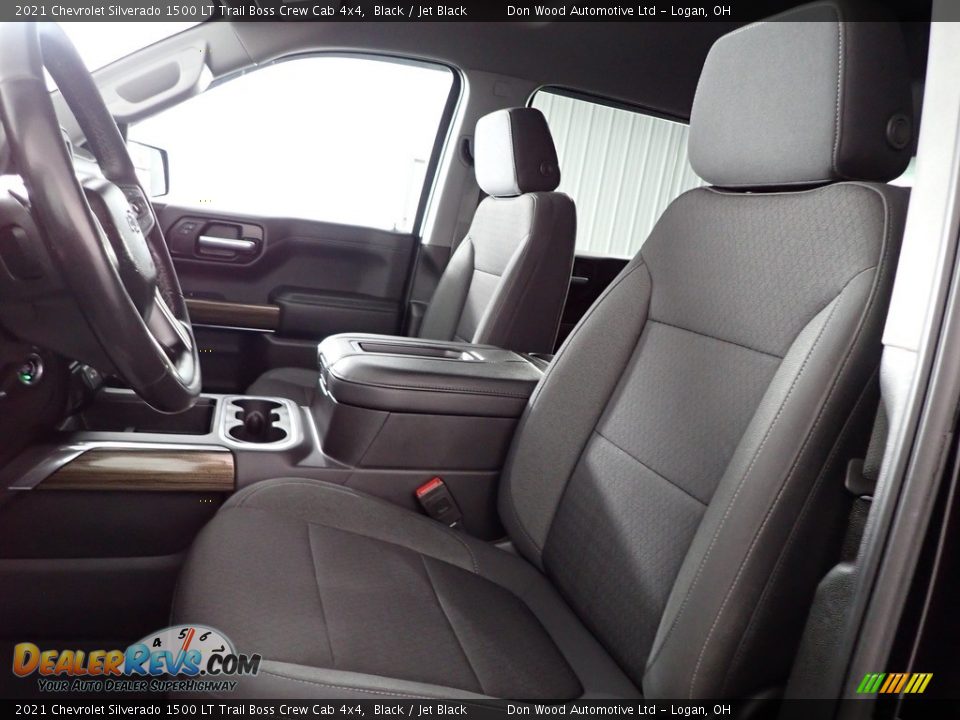 2021 Chevrolet Silverado 1500 LT Trail Boss Crew Cab 4x4 Black / Jet Black Photo #14