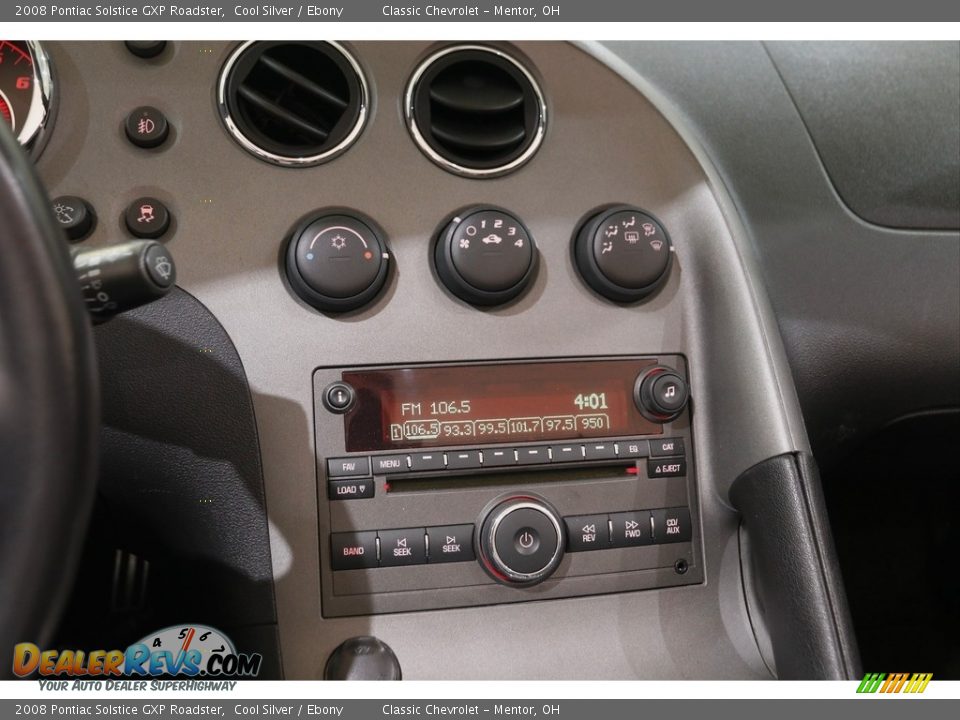 2008 Pontiac Solstice GXP Roadster Cool Silver / Ebony Photo #10