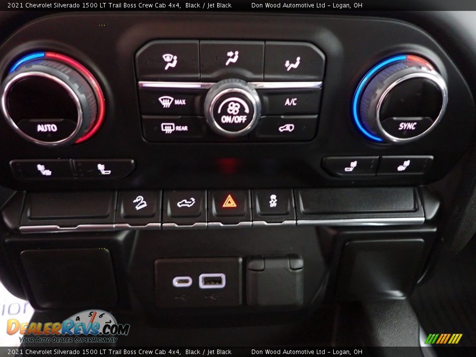 2021 Chevrolet Silverado 1500 LT Trail Boss Crew Cab 4x4 Black / Jet Black Photo #20