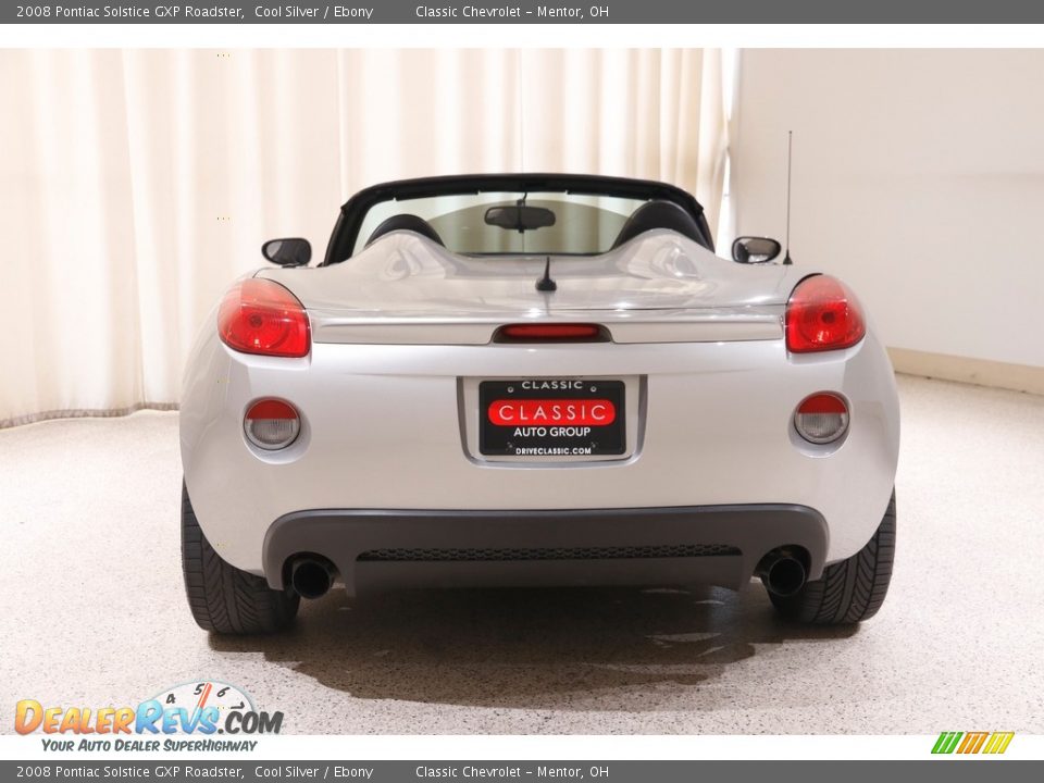 2008 Pontiac Solstice GXP Roadster Cool Silver / Ebony Photo #16