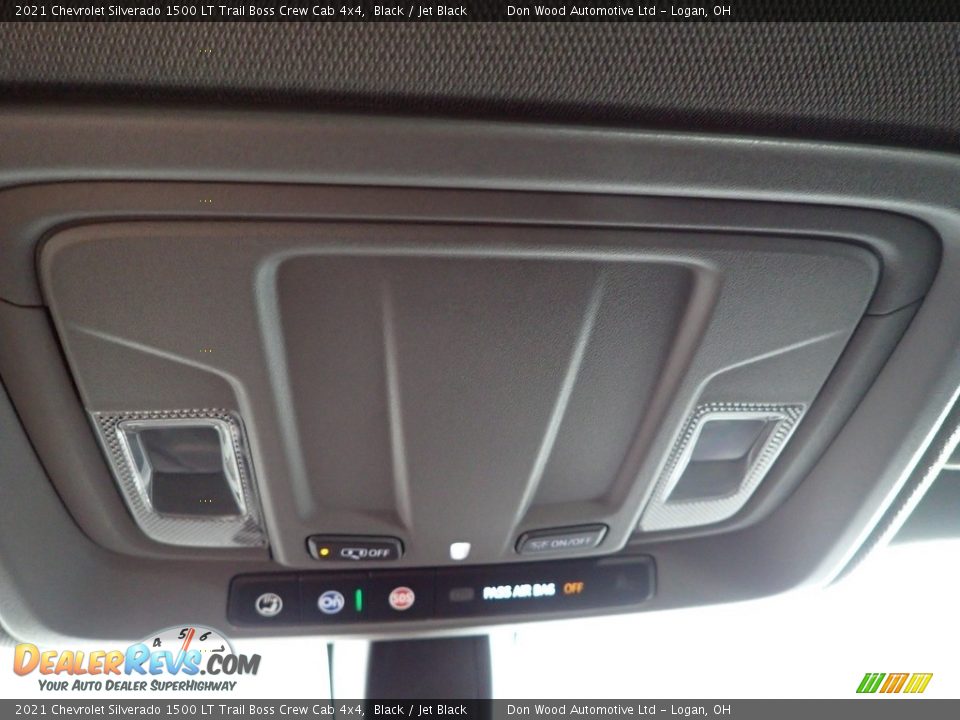 2021 Chevrolet Silverado 1500 LT Trail Boss Crew Cab 4x4 Black / Jet Black Photo #23