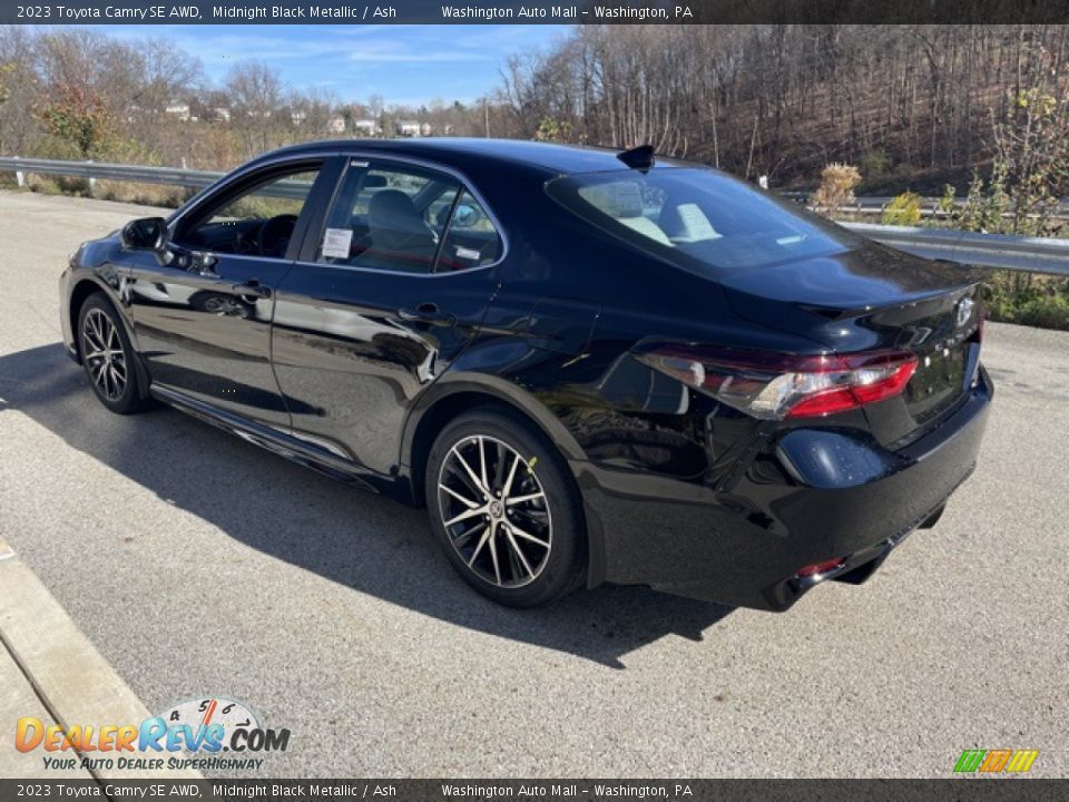 2023 Toyota Camry SE AWD Midnight Black Metallic / Ash Photo 2