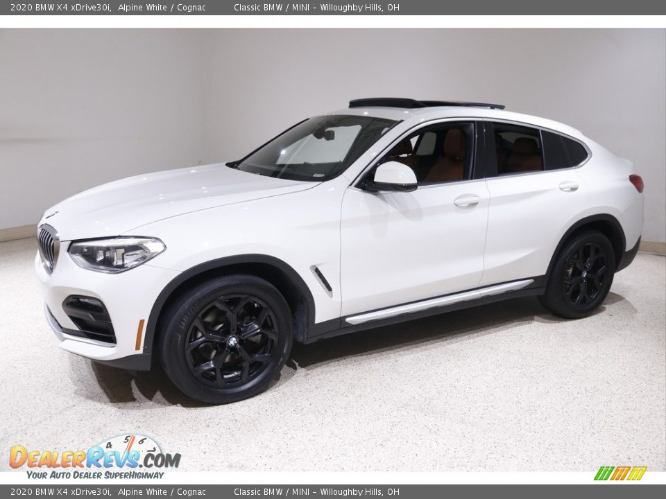 2020 BMW X4 xDrive30i Alpine White / Cognac Photo #3