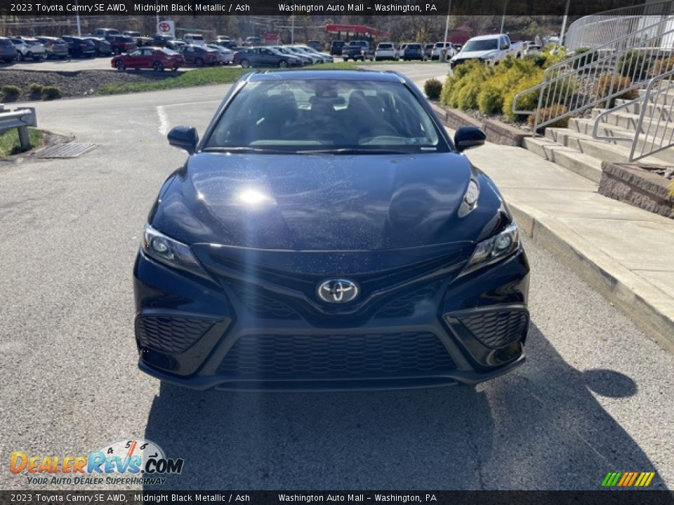 2023 Toyota Camry SE AWD Midnight Black Metallic / Ash Photo #6