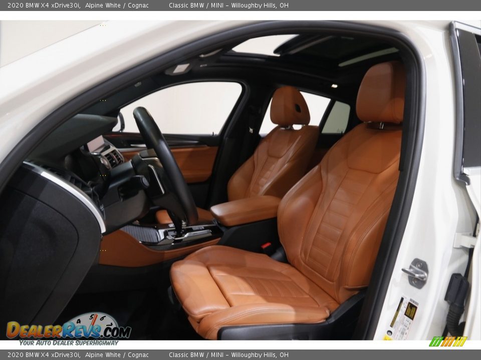 2020 BMW X4 xDrive30i Alpine White / Cognac Photo #5