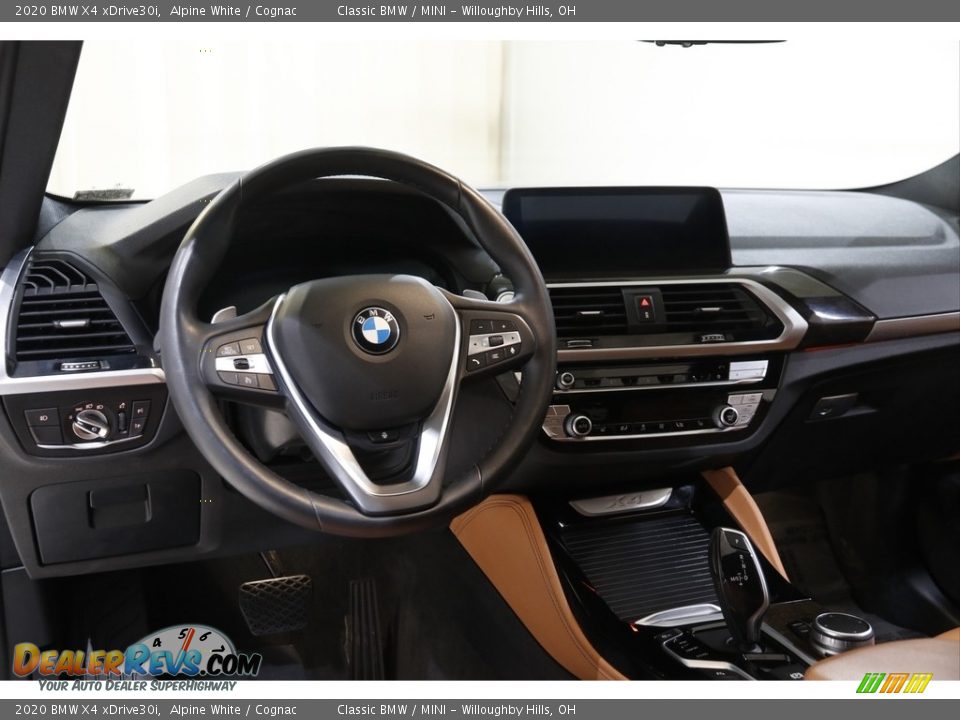 2020 BMW X4 xDrive30i Alpine White / Cognac Photo #6