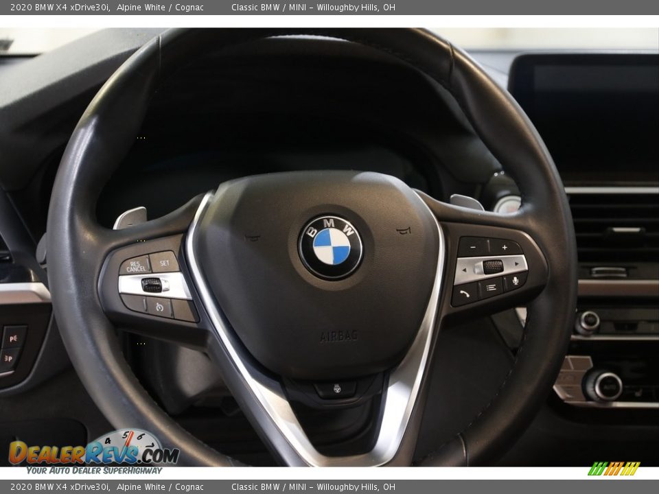 2020 BMW X4 xDrive30i Alpine White / Cognac Photo #7