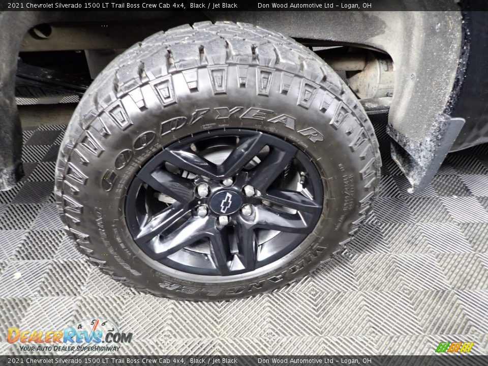 2021 Chevrolet Silverado 1500 LT Trail Boss Crew Cab 4x4 Black / Jet Black Photo #32