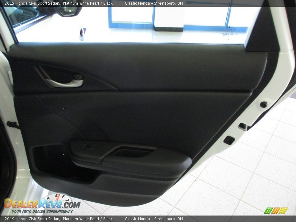 2019 Honda Civic Sport Sedan Platinum White Pearl / Black Photo #17