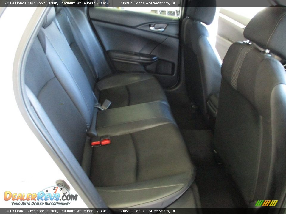 2019 Honda Civic Sport Sedan Platinum White Pearl / Black Photo #19