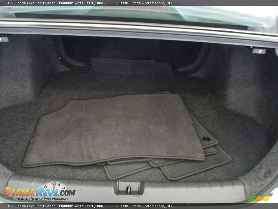 2019 Honda Civic Sport Sedan Platinum White Pearl / Black Photo #20