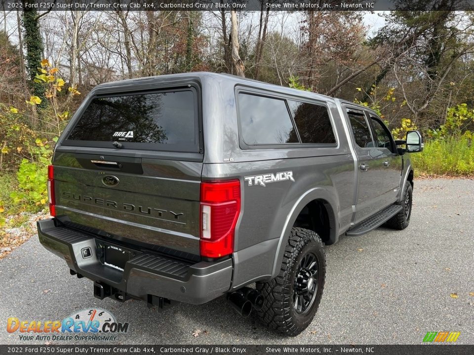 2022 Ford F250 Super Duty Tremor Crew Cab 4x4 Carbonized Gray / Black Onyx Photo #7