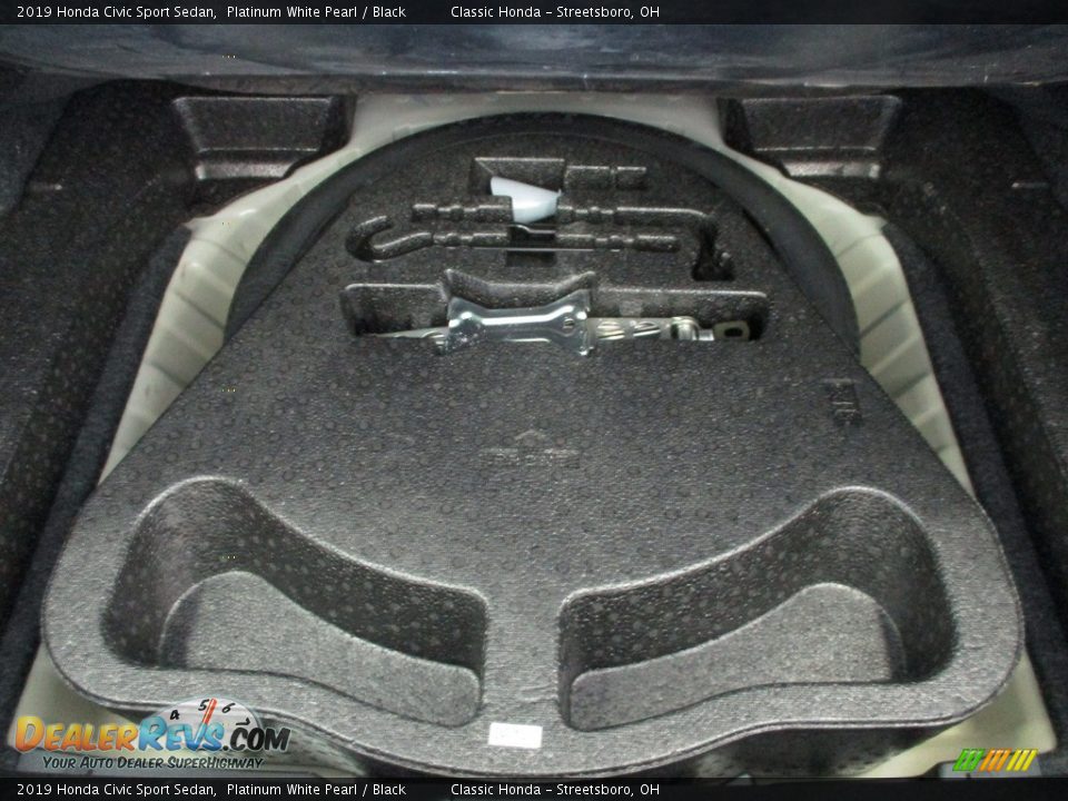 2019 Honda Civic Sport Sedan Platinum White Pearl / Black Photo #21