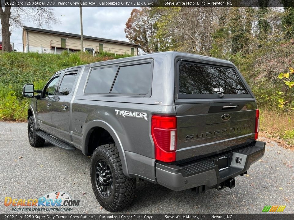 2022 Ford F250 Super Duty Tremor Crew Cab 4x4 Carbonized Gray / Black Onyx Photo #11