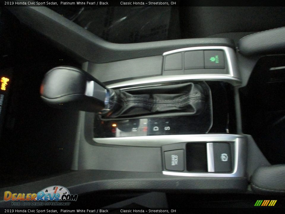 2019 Honda Civic Sport Sedan Platinum White Pearl / Black Photo #33