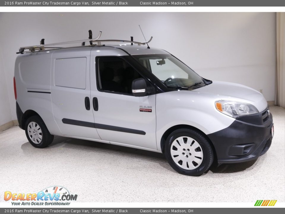 Silver Metallic 2016 Ram ProMaster City Tradesman Cargo Van Photo #1