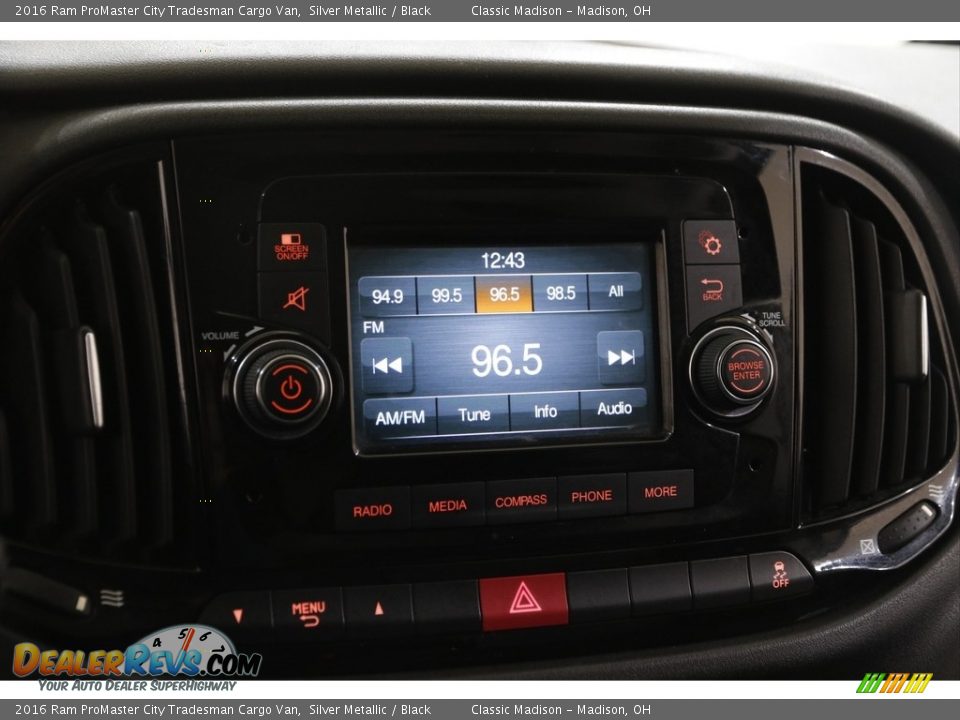 Audio System of 2016 Ram ProMaster City Tradesman Cargo Van Photo #8