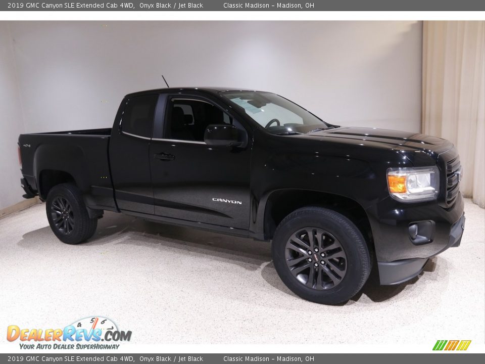 Onyx Black 2019 GMC Canyon SLE Extended Cab 4WD Photo #1