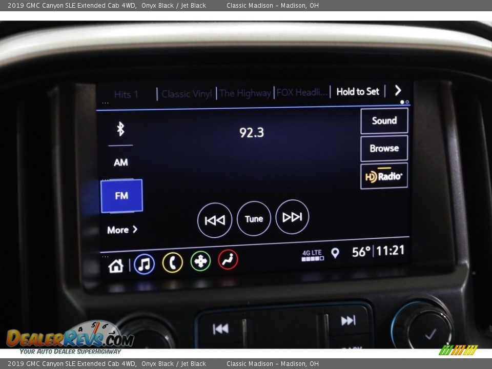 2019 GMC Canyon SLE Extended Cab 4WD Onyx Black / Jet Black Photo #10