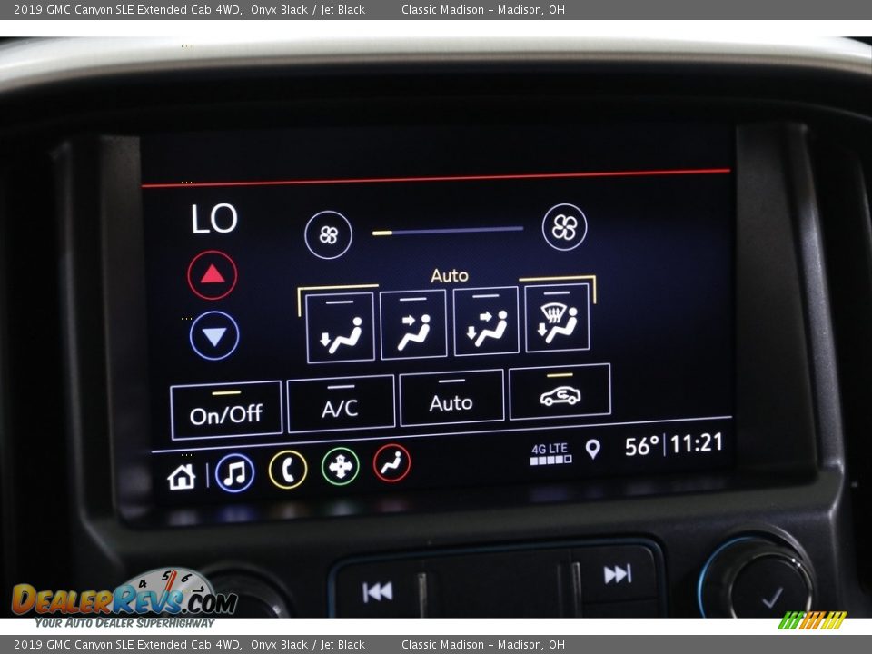 2019 GMC Canyon SLE Extended Cab 4WD Onyx Black / Jet Black Photo #12