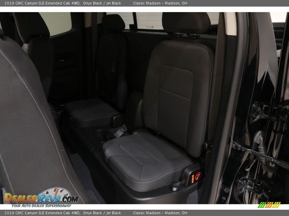 2019 GMC Canyon SLE Extended Cab 4WD Onyx Black / Jet Black Photo #17