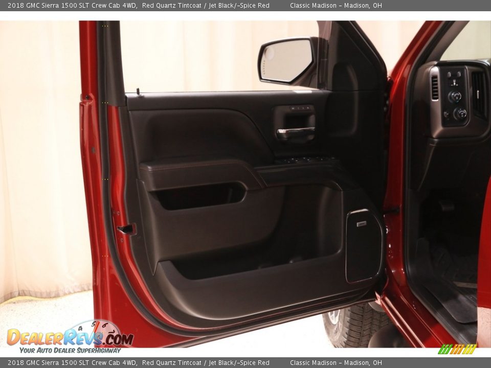 2018 GMC Sierra 1500 SLT Crew Cab 4WD Red Quartz Tintcoat / Jet Black/­Spice Red Photo #4