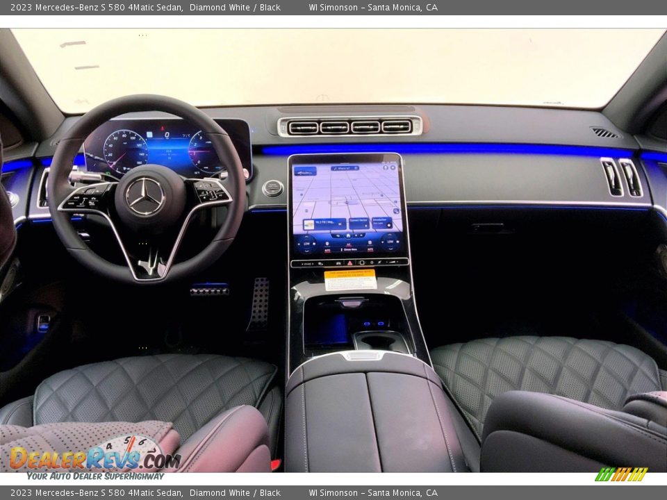 Dashboard of 2023 Mercedes-Benz S 580 4Matic Sedan Photo #6