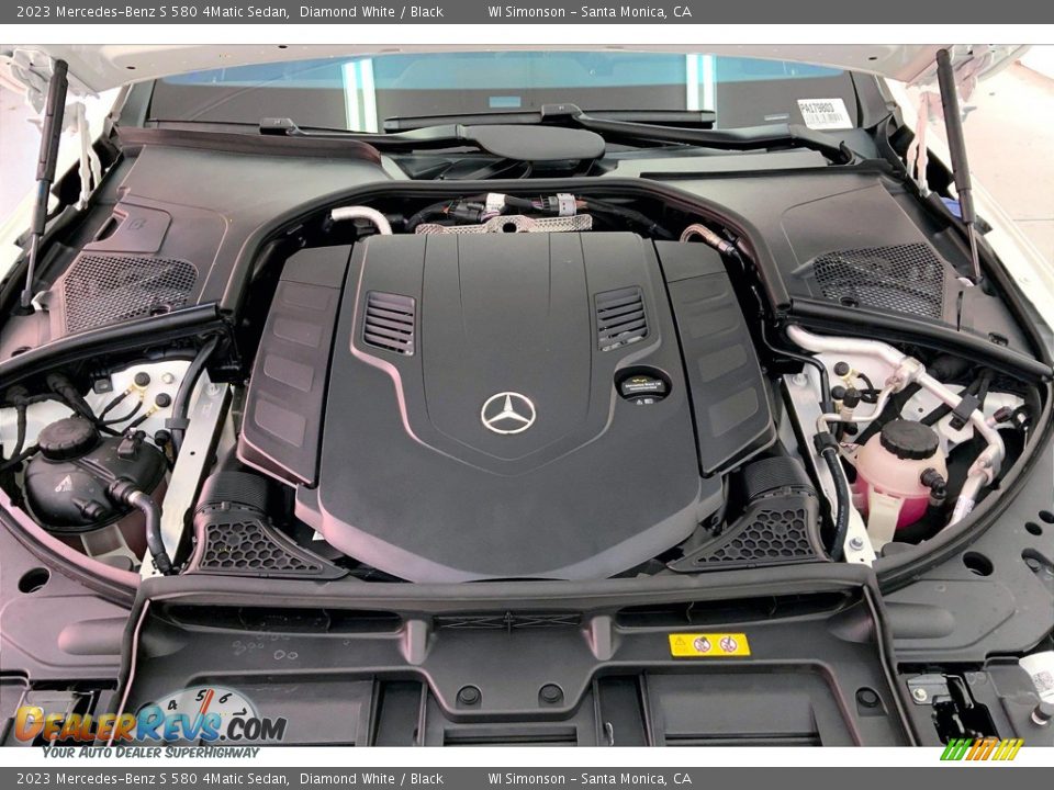 2023 Mercedes-Benz S 580 4Matic Sedan 4.0 Liter DI biturbo DOHC 32-Valve VVT V8 Engine Photo #9