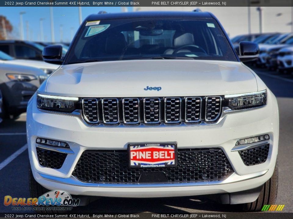 2022 Jeep Grand Cherokee Summit 4XE Hybrid Bright White / Global Black Photo #2