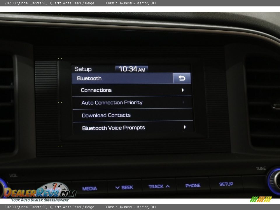2020 Hyundai Elantra SE Quartz White Pearl / Beige Photo #11