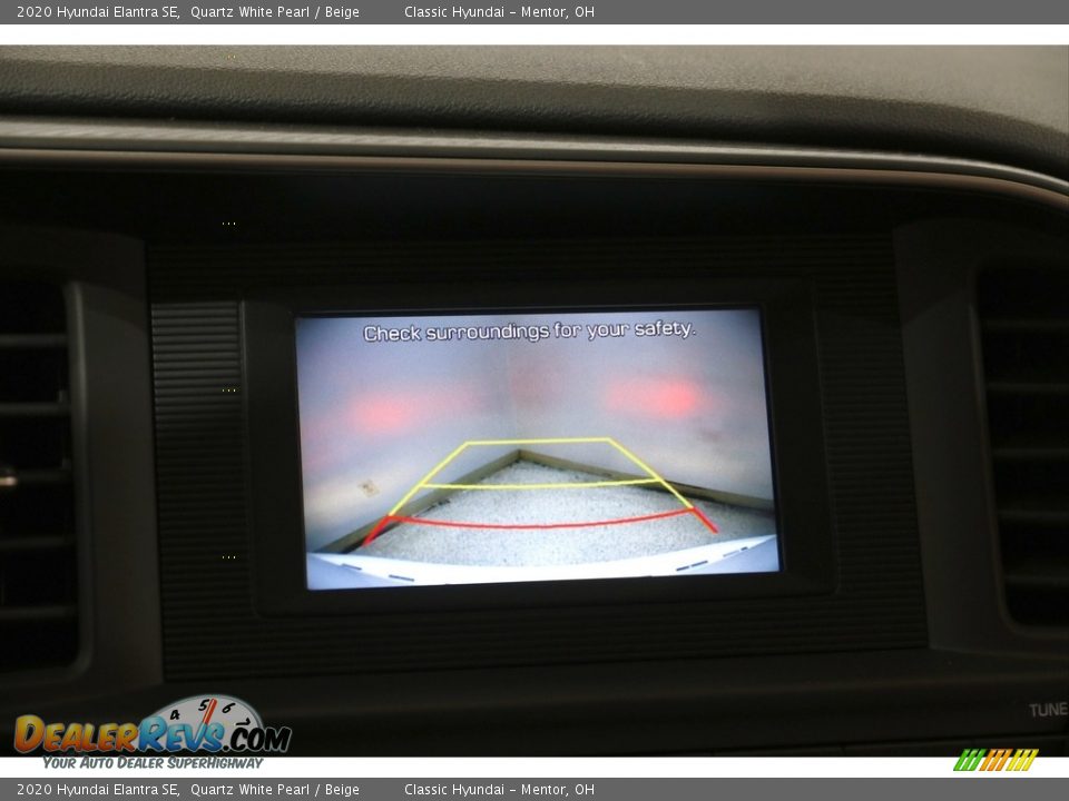 2020 Hyundai Elantra SE Quartz White Pearl / Beige Photo #12