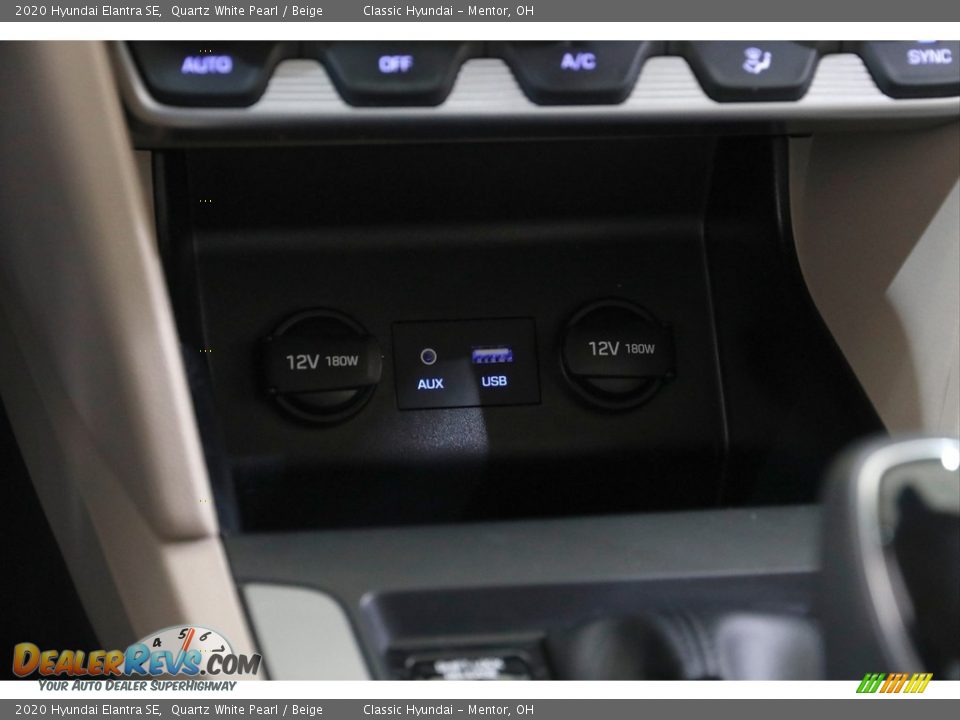 2020 Hyundai Elantra SE Quartz White Pearl / Beige Photo #13