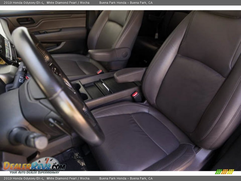 2019 Honda Odyssey EX-L White Diamond Pearl / Mocha Photo #19