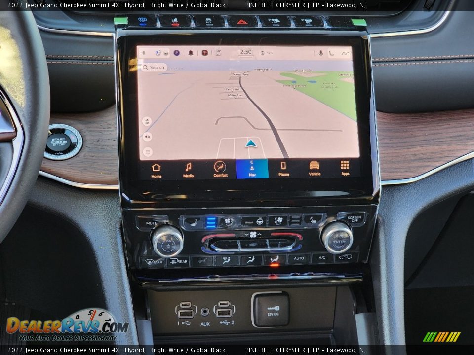 Navigation of 2022 Jeep Grand Cherokee Summit 4XE Hybrid Photo #11