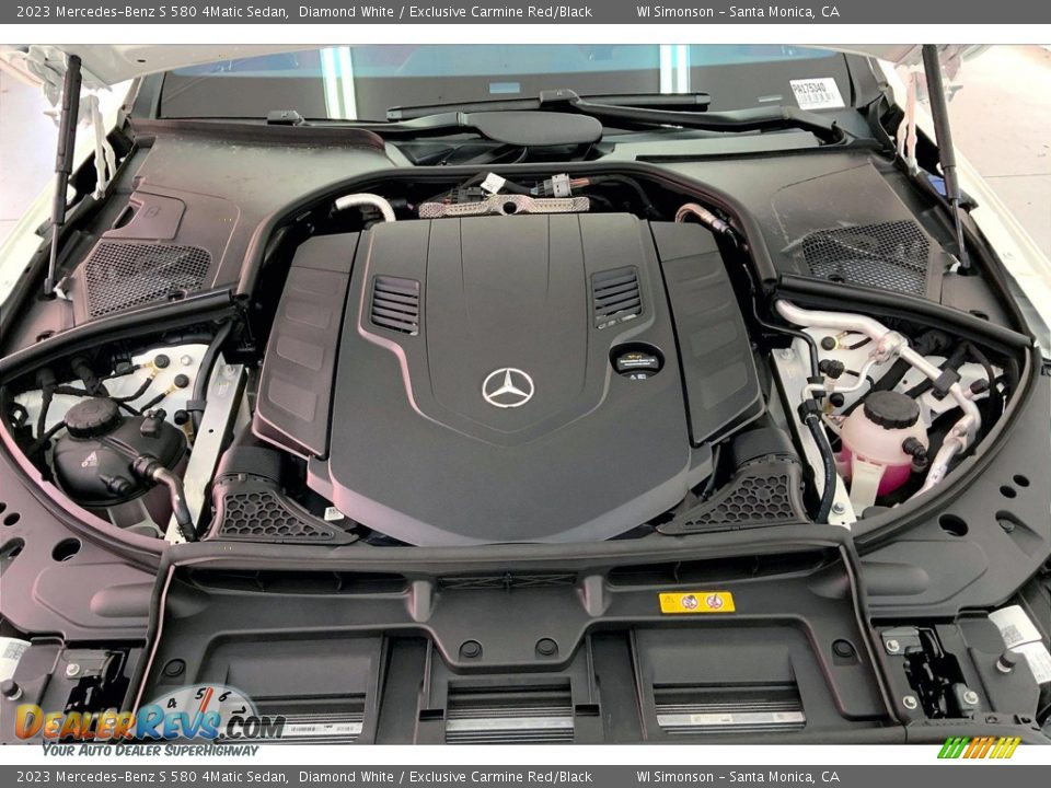 2023 Mercedes-Benz S 580 4Matic Sedan 4.0 Liter DI biturbo DOHC 32-Valve VVT V8 Engine Photo #9