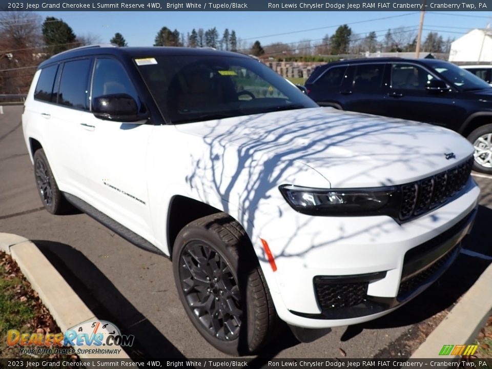 2023 Jeep Grand Cherokee L Summit Reserve 4WD Bright White / Tupelo/Black Photo #3