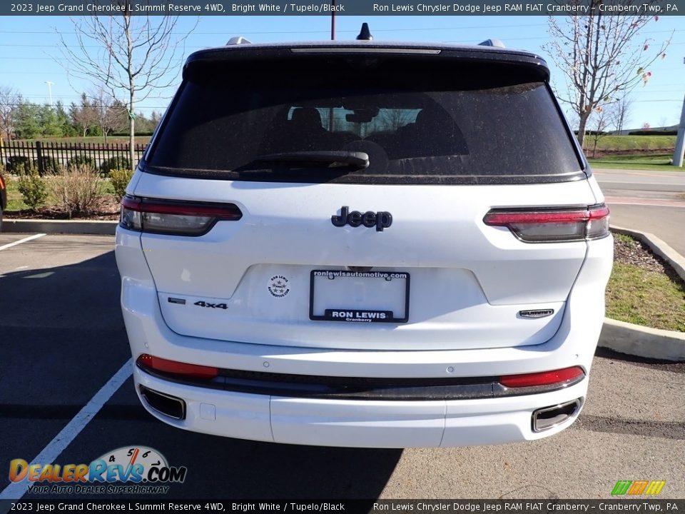 2023 Jeep Grand Cherokee L Summit Reserve 4WD Bright White / Tupelo/Black Photo #6