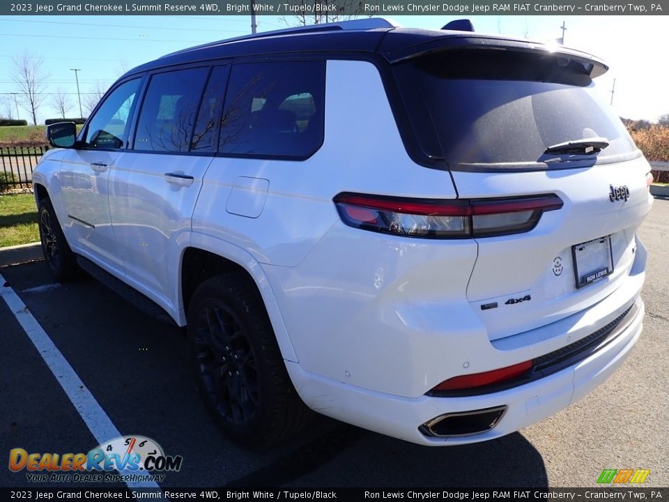 2023 Jeep Grand Cherokee L Summit Reserve 4WD Bright White / Tupelo/Black Photo #7