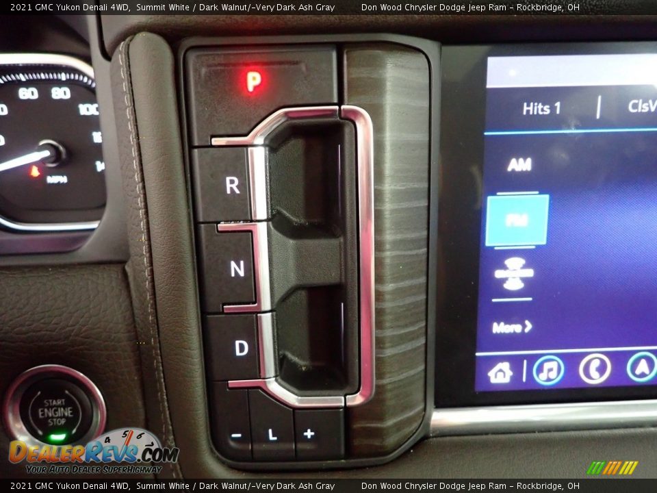 2021 GMC Yukon Denali 4WD Summit White / Dark Walnut/­Very Dark Ash Gray Photo #23