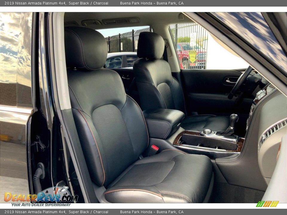 Front Seat of 2019 Nissan Armada Platinum 4x4 Photo #7