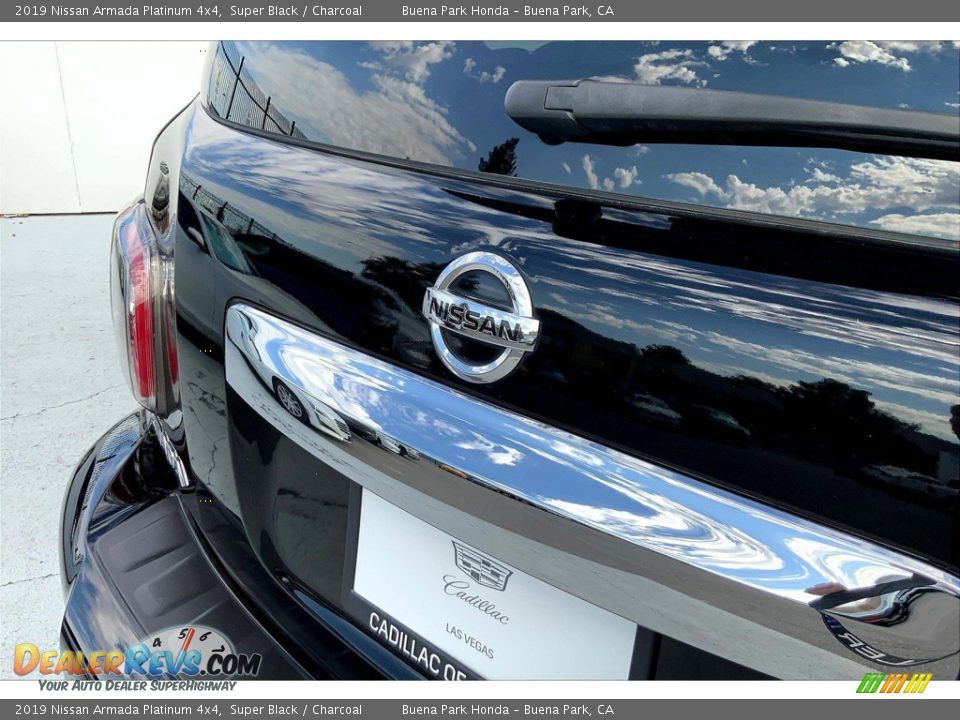 2019 Nissan Armada Platinum 4x4 Super Black / Charcoal Photo #8