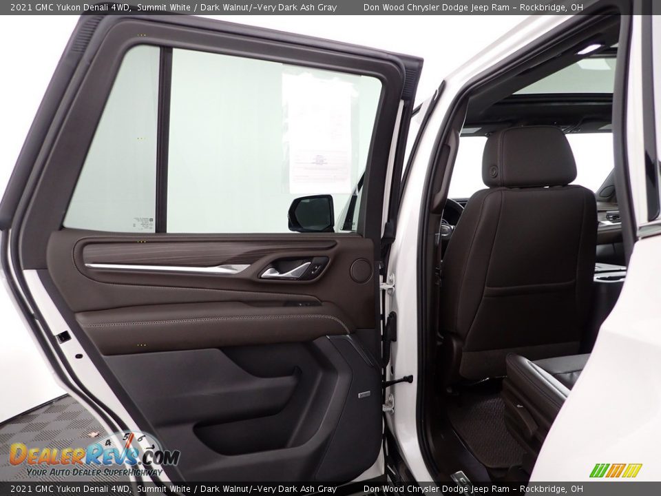 2021 GMC Yukon Denali 4WD Summit White / Dark Walnut/­Very Dark Ash Gray Photo #29