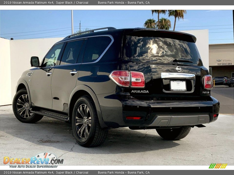 2019 Nissan Armada Platinum 4x4 Super Black / Charcoal Photo #11