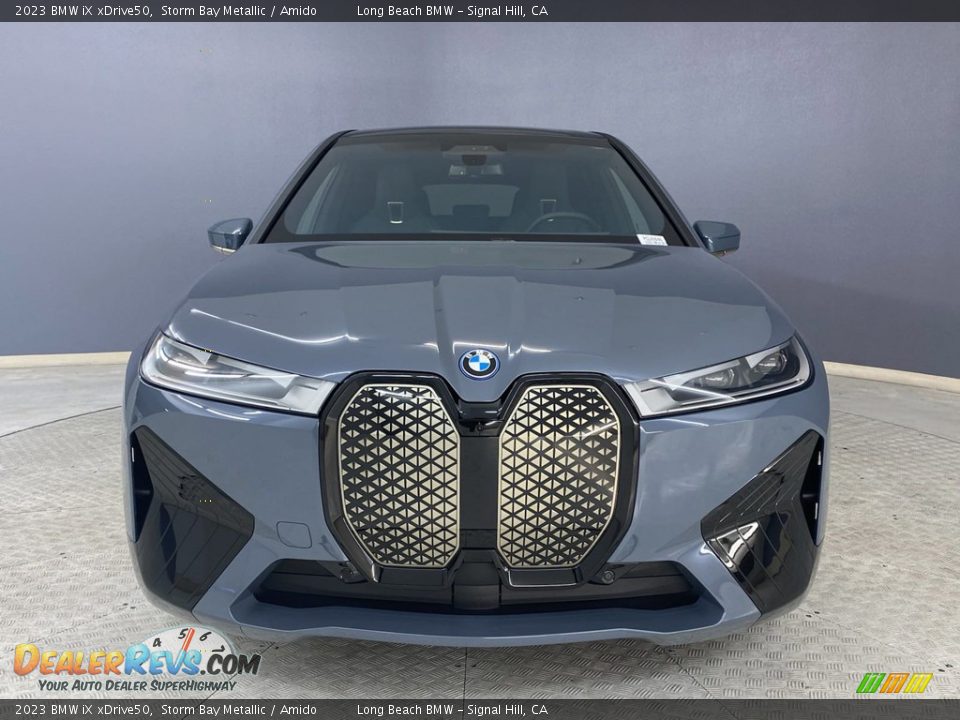 Storm Bay Metallic 2023 BMW iX xDrive50 Photo #2