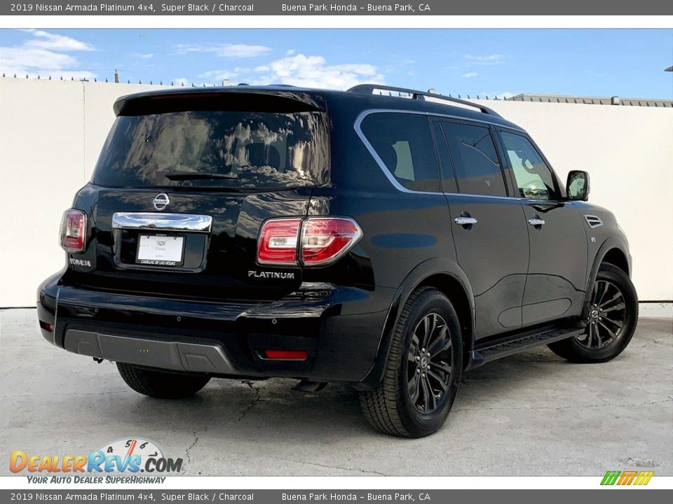 2019 Nissan Armada Platinum 4x4 Super Black / Charcoal Photo #13