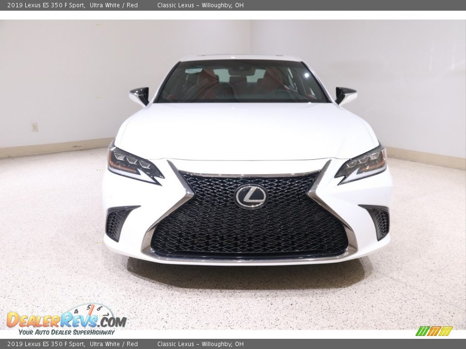 2019 Lexus ES 350 F Sport Ultra White / Red Photo #2